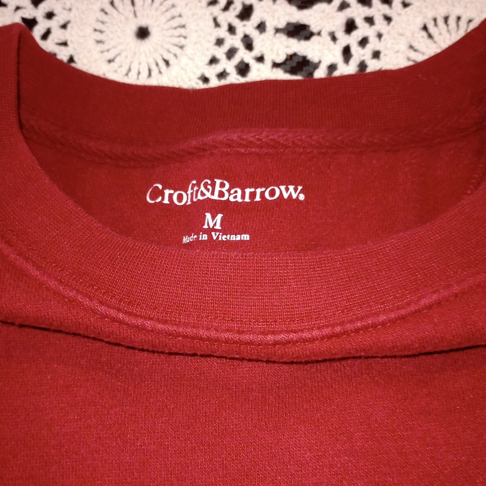Croft & Barrow Men's sweatshirt Size M - Picture 3 of 9